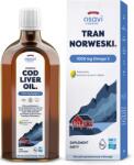 Osavi Norwegian Cod Liver Oil, 1000 mg Omega 3 - lemon-mint flavor (250 ml / 8.5 fl. oz. )