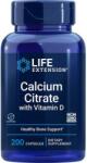 Life Extension Citrat de Calciu cu Vitamina D - 200 capsule - ecosupplements