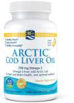 Nordic Naturals Arctic Cod Liver Oil, 750mg Lemon (EAN 768990577857) - 90 softgels - ecosupplements