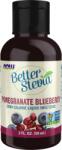 NOW Better Stevia - Lichid cu Aromă de Rodie și Afine - 59 ml