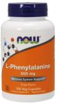 NOW L-Fenilalanină - 500 mg · 120 capsule