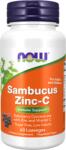 NOW Sambucus Zinc-C - 60 pastile