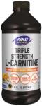 NOW NOW L-Carnitine, Triple Strength Liquid (473 ml, Citrus)