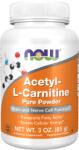 NOW Acetil-L-Carnitină, Pudră Pură - 85 g