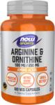 NOW Arginină & Ornithină - 250 capsule