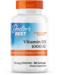 Doctor's Best Vitamina D3 - 1000 IU · 180 softgeluri