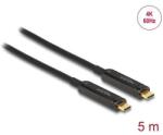 Delock Оптичен видео кабел DeLock, USB-C, 4K 60 Hz, 5m (DELOCK-84090) - megamag