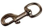  Karabiner +forgó rugós 70 mm nikkelezett (3351510) (3351510)