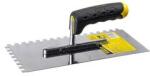Topmaster fogazott glettvas műanyag nyéllel 280 x 130 mm 10x10 inox (6113506) (6113506)