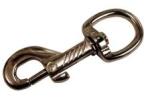  SB karabiner+forgó rugós 50 mm nikkelezett (3930300) (3930300)