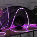 Delux LED szalag neon flex lila, 5m, IP65, 12V DC, 6W/fm, 300lm/m, 120LED/m, SMD2835 - DEL1644 deLux (DEL1644)
