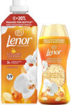 Lenor Gold Orchid & Vanilla öblítő 1239 ml és illatgyöngy 195 g - 1 db