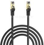 S-Link Kábel - MM-CAT702 (S/FTP patch kábel, CAT7, 10 GBPS, aranyozott, fekete, 2m) (S-LINK_41573) (S-LINK_41573)