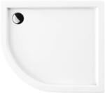 Omnires Cadita de dus, Omnires, RIVERSIDE, 80 x 90 cm, acril alb lucios (RIVERSIDE80-90-PBP)