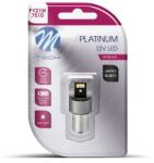 m-tech PY21W BA15s 6LED, narancssárga, 1 db (LB842Y-01B)