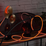 Delux LED szalag neon flex piros, 5m, IP65, 12V DC, 6W/fm, 300lm/m, 120LED/m, SMD2835 - DEL1642 deLux (DEL1642)
