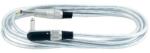 RockCable RCL 30253 D6 SILVER Hangszerkábel, hajlított/egyenes TS, 3m, aranyozott, ezüst (RCL 30253 D6 SILVER)