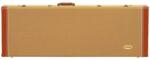 RockCase RC 10606 VT/SB Elektromos Gitár Keménytok, Vintage Tweed, Nyaktartó, Tartozéktartó (RC 10606 VT/SB)