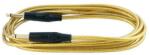 RockCable RCL 30203 D6 GOLD Hangszerkábel, egyenes TS 1/4", 3m, aranyozott csatlakozó, robusztus kapcsolat (RCL 30203 D6 GOLD)