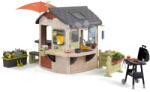 Smoby Căsuță cu grătar pentru grădinar Mud Cooking House Life Smoby cu suprafață de lucru extensibilă cu filtru UV de la 24 luni (SM810303-B) Casuta pentru copii