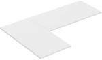 FlexiSpot L alakú asztallap, Fehér, 160x100cm, 2.5 cm vastag, környezetbarát anyagból, tartós és stabil kivitel (TOP-WH-L16010)