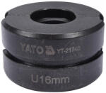 TOYA Krimpelő betét YT-21735 krimpelőhöz U-típus 16 mm (BEYT-21740)