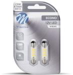 m-tech C5W 41mm 6LED, fehér, 2db (LB091W)