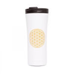 Bodhi Yoga Rozsdamentes acél bögre 480 ml - Flower of life - Bodhi