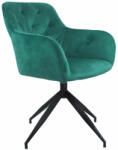  Forgószék, zöld /fekete, VELEZA NEW , Zöld , Szövet (0000362455)