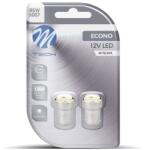 m-tech BA15s R5W 12V 5LED, fehér, 2db (LB075W)