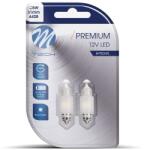 m-tech PREMIUM C5W 31mm 2LED, fehér, 2 db (LB360W)