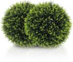 HOMCOM Set de 2 Plante Artificiale Sferice de Cedru, Plante Fictive Anti-UV, Ø45 cm, Verde | Aosom Romania (830-949V00GN)