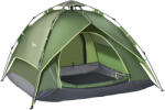 Outsunny Tentă de camping tentă pop-up ușoară pentru 2-3 pers. - 2 uși mari - 210 x 210 x 140 cm fibră de sticlă poliester | Aosom Romania (A20-057) Cort