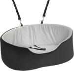 PawHut Scaun auto pentru câine cu centură de siguranță și prindere scaun auto căptușit 77 x 43 x 28 cm negru | Aosom Romania (D00-220V00BK)