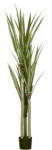HOMCOM Yucca Artificială de 190 cm, Plantă Artificială cu 39 de Frunze pentru Decor Acasă, Birou, Grădină Ø17x190 cm Verde | Aosom Romania (830-670V00GN)