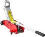 HOMCOM Cric Hidraulic cu Ridicare 12-30 cm și Capacitate 2.5 Tone, din Oțel Întărit, Roșu și Gri | Aosom Romania (C20-056V00RD)