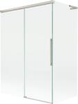 Mexen Rox, L tolóajtós, kétszárnyú kádparaván 120 + 70 x 150 cm, 8 mm-es átlátszó üveg, acélprofil, 8C9L-120-070-97-00 (8C9L-120-070-97-00)