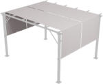 Outsunny Copertină Pergolă Rezervă UV 3x3(m) 4.9x1.2m Ușor de Instalat Kaki | Aosom Romania (84C-492V00KK)