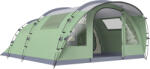 Outsunny Cort Mare Multi-Cameră pentru 2-4 Persoane, cu Ferestre și Verandă, Verde | Aosom Romania (A20-602V00GN) Cort