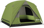 Outsunny Cort de Camping pentru 3 Persoane cu Buzunare și Geantă de Transport, 200x200x135 cm, Verde | Aosom Romania (A20-486V00GN) Cort