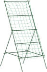 Outsunny Suport Metalic de Grădină în Forma de A cu Plasă de Susținere, 101x133x227 cm, Verde | Aosom Romania (84H-336V00GN)