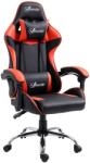 Vinsetto Fotoliu gaming fotoliu de birou chaise gamer cu suport pentru cap ergonomic înălțime reglabilă spătar inclinabil până la 135° | Aosom Romania (921-436BK)