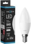 Mexen Nova, LED izzó E14, C37, 8W, meleg - 3000K, 840 lm - L102-E14-0830-01 (L102-E14-0840-01)