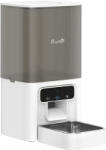 PawHut Distribuitor Automat pentru Pisici, 4.5L WiFi cu Timer, Programabil pentru 1-10 Mese, Hrănitor Automat cu Înregistrare Vocală și Alimentare Dublă pentru Pisici și Câini de Talie Mică | Aosom Romania (