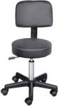 HomCom Scaun de Birou HOMCOM Rotativ, Ergonomic, Înălțime Ajustabilă, Piele Sintetică, 35x42-54cm, Negru | Aosom Romania (71-0013)