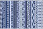 Outsunny Covor pentru Exterior 182x274 cm Reversibil, Covor Pliabil din Polipropilen 310 g/m2 Albastru si Alb | Aosom Romania (844-639V00DB) Covor