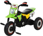 HomCom Tricicletă Copii Stil Motocicletă cu Pedale, Efecte Luminoase și Sonore, 3 Roți Late, pentru 18-36 Luni, Roșu | Aosom Romania (370-095GN)
