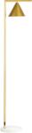 HomCom Lampadar pe picior de salon din oţel cu abajur conic orientabil bază marmură 40W 35 x 26 x 153 cm auriu | Aosom Romania (B31-330V90GD)