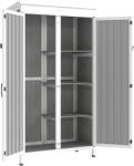 Outsunny Dulap de Exterior pentru Unelte cu 3 Rafturi Detasabile | Aosom Romania (84H-487V00BK)