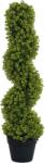 HOMCOM Plantă Artificială Eucalipt Spiralat cu Ghiveci Inclus Rezistent la Raze UV, Ø17, 5x90 cm, Verde | Aosom Romania (830-951V00GN)